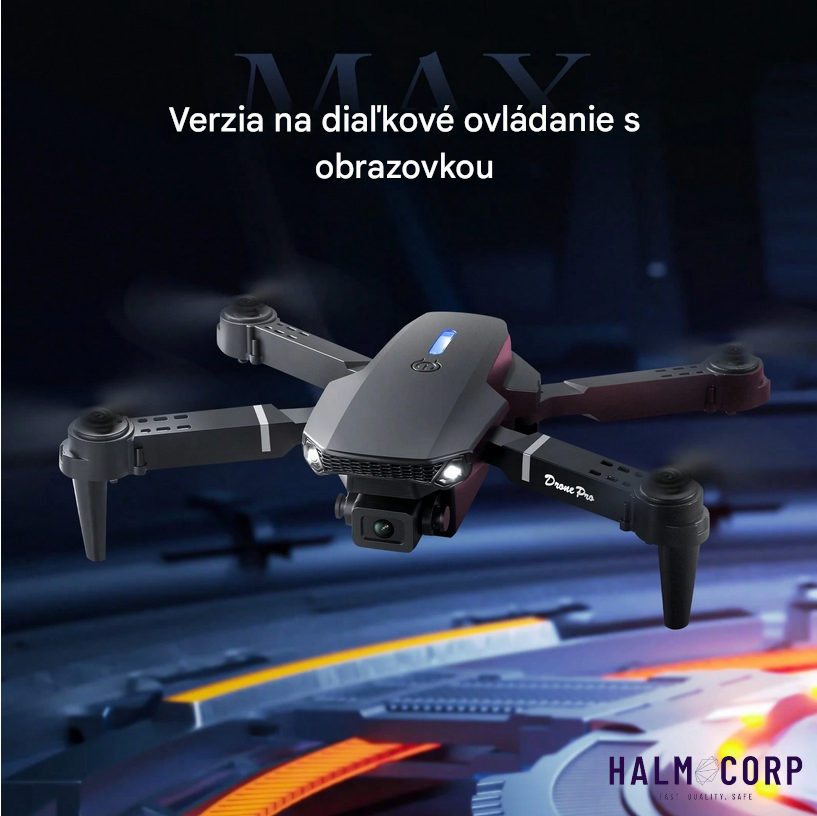 Mini Dron s HD kamerou a displejom (3 batérie)