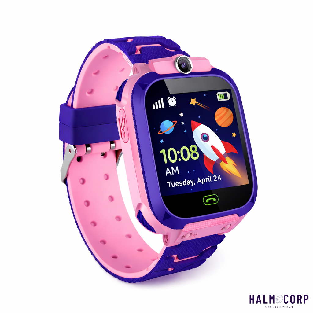 Detské Smart hodinky ružové, volanie, GPS, SIM karta
