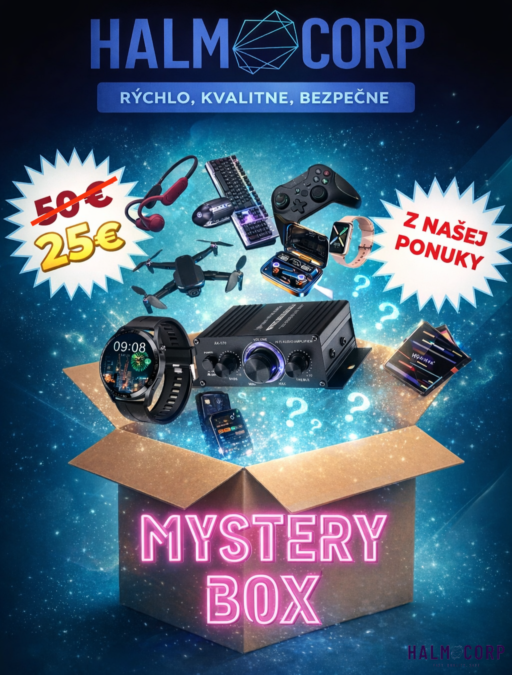 Mystery box 50 € - 🎉 Extra prekvapenie