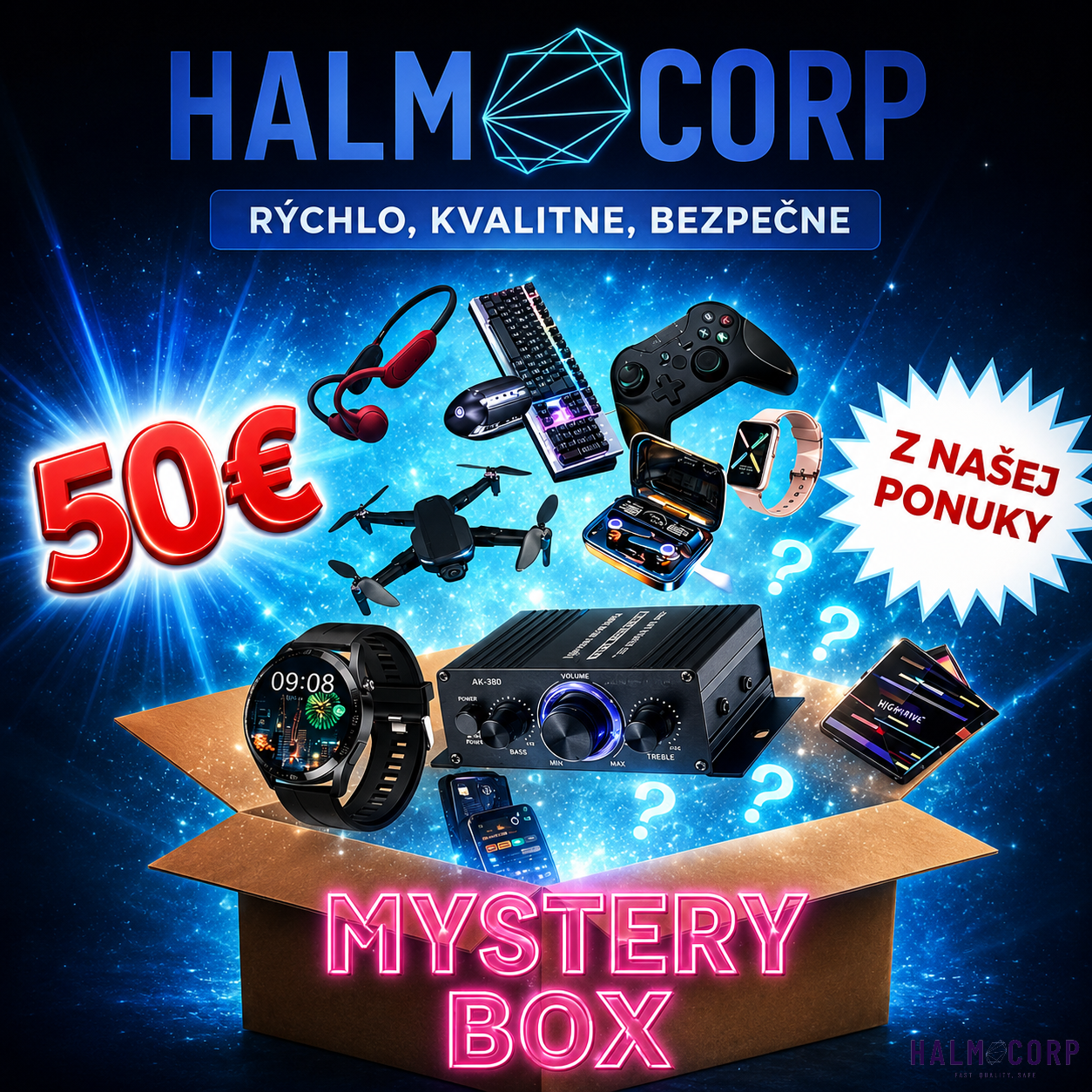 Mystery box 50 € - 🎉 Extra prekvapenie