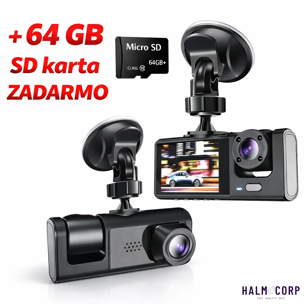 Kamera do auta + 64GB SD karta