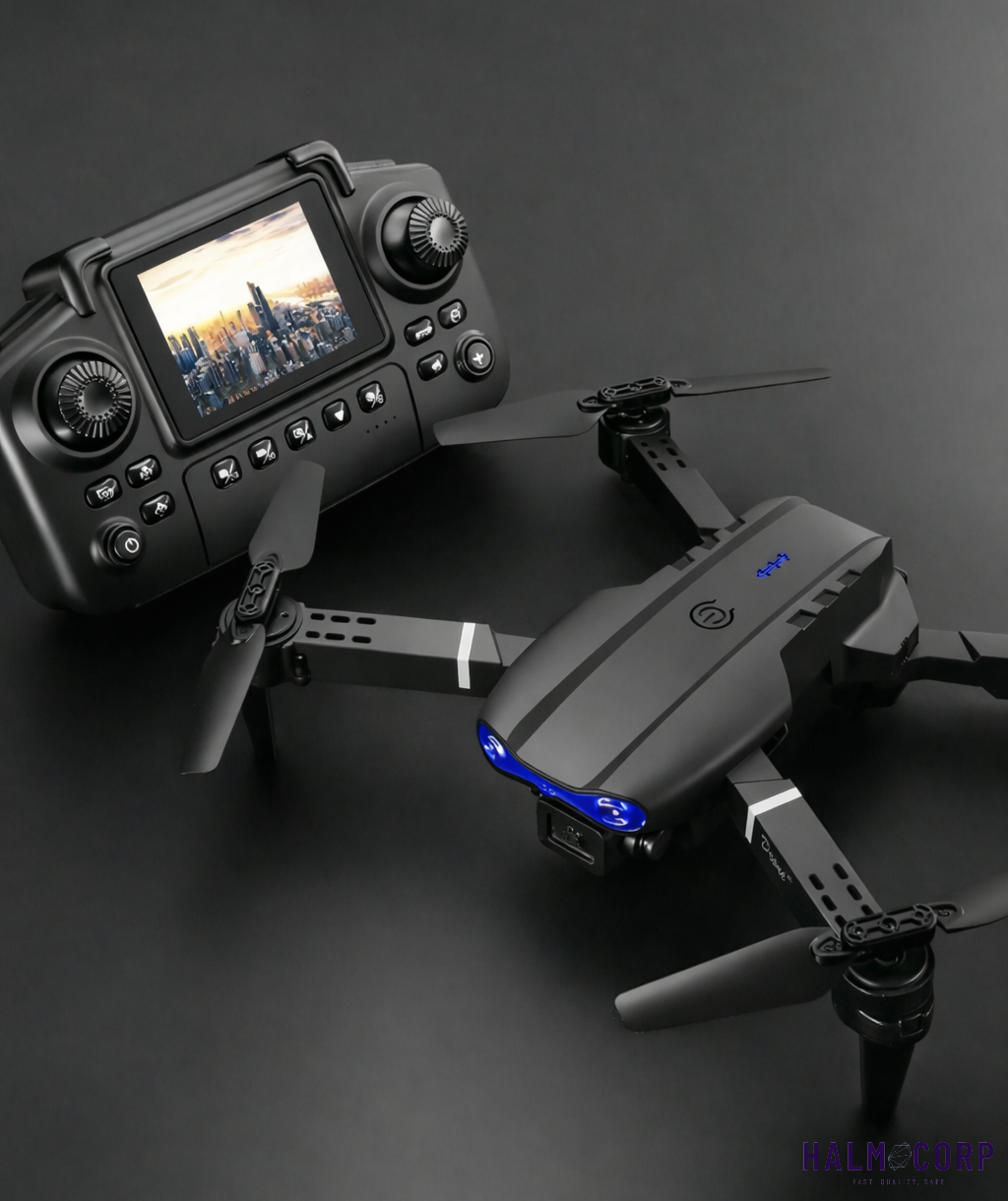 Mini Dron s HD kamerou a displejom (3 batérie)