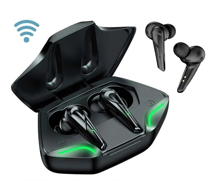 Herné podsvietené slúchadlá X15, čierne