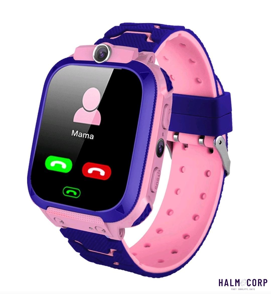 Detské Smart hodinky ružové, volanie, GPS, SIM karta