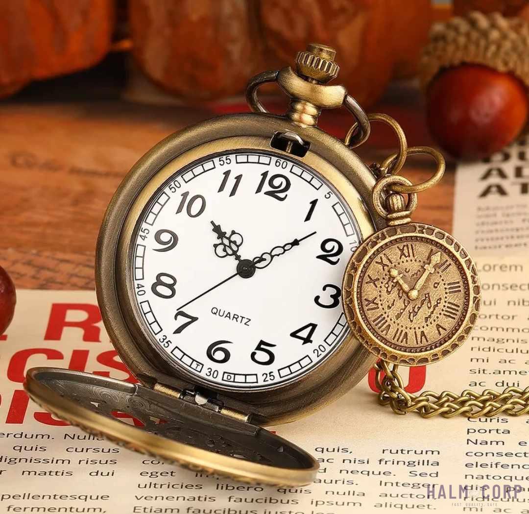 Vreckové elegantné hodinky Steampunk