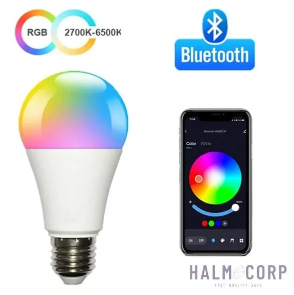 LED Smart žiarovka, ovládanie mobilom