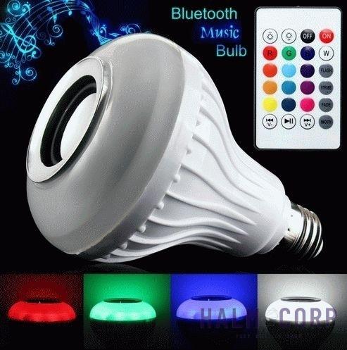 Bluetooth LED žiarovka s reproduktorom