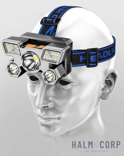  LED Čelovka, 4 režimy