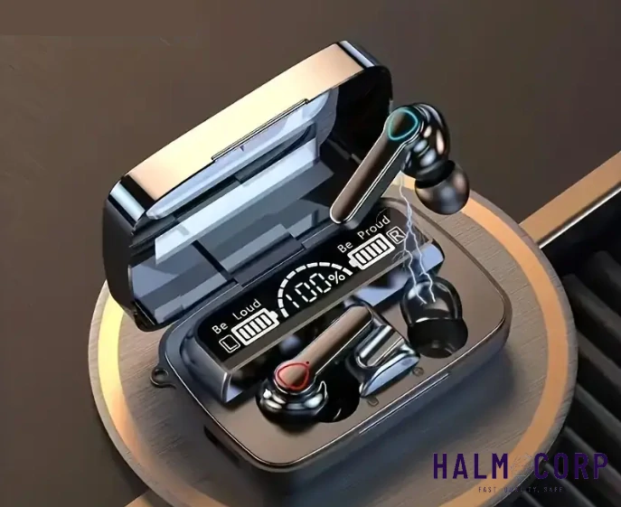 Bezdrôtové slúchadlá s mikrofónom a LED svetlom