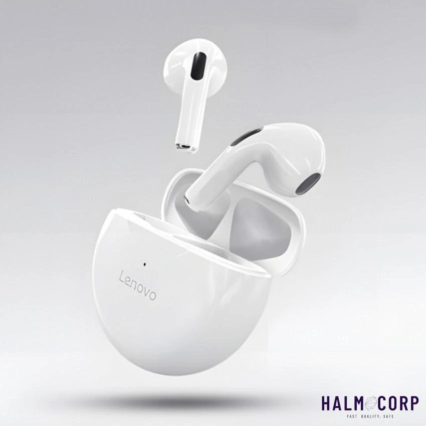 Bluetooth slúchadlá s mikrofónom Lenovo biele 