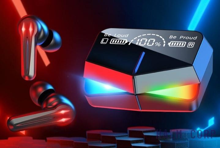 Herné podsvietené slúchadlá M28