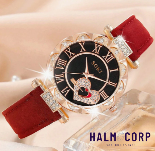 Dámsky 3-dielny elegantný Set, srdce