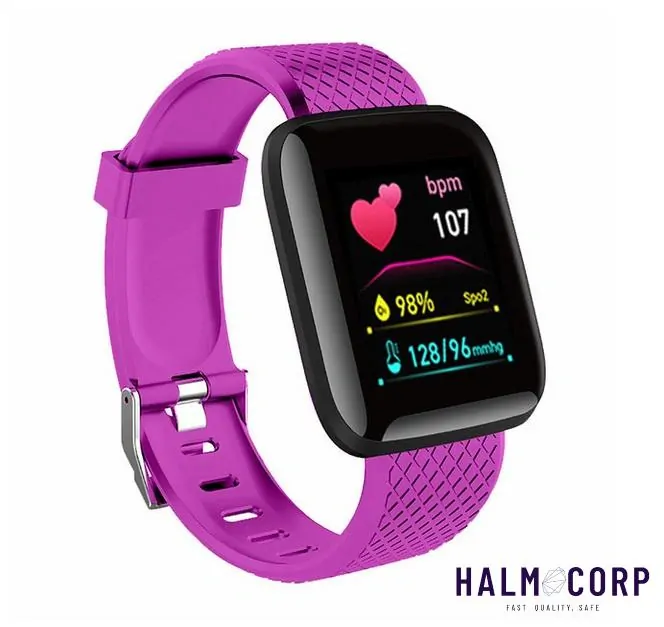 Fitness Smart hodinky D20, fialové