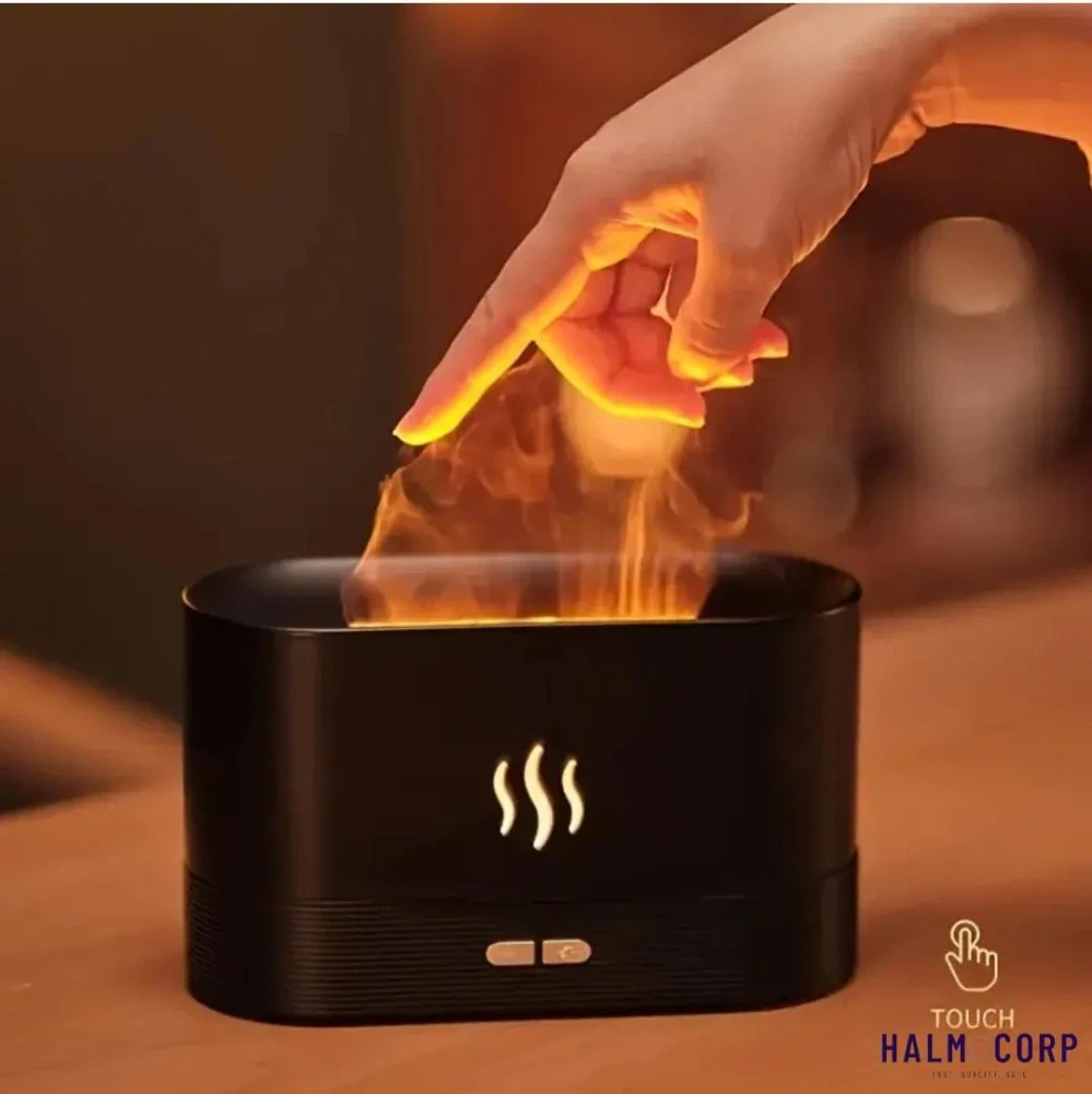 Aróma difúzer s LED plameňom