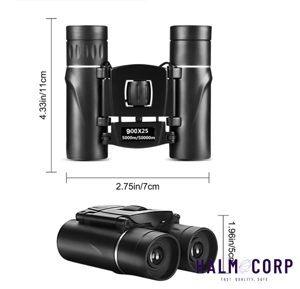 Ďalekohľad mini s vysokým rozlíšením, 900x25 HD, 5 000 m