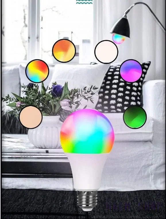 LED Smart žiarovka, ovládanie mobilom