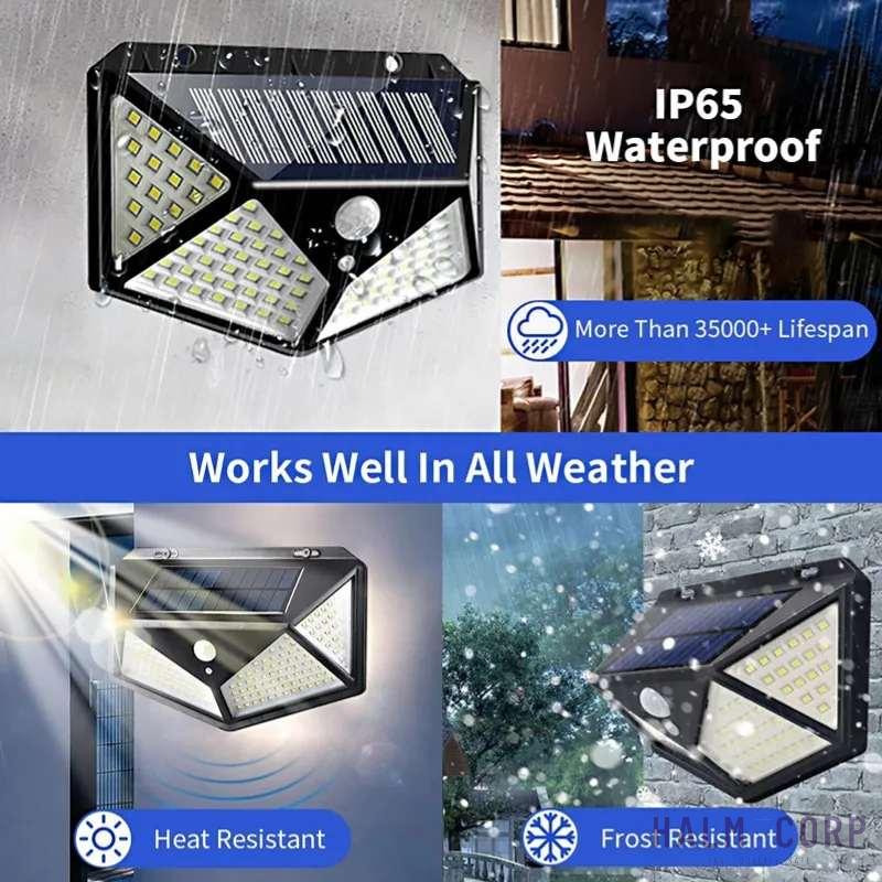 LED Solárne svetlo, 100led