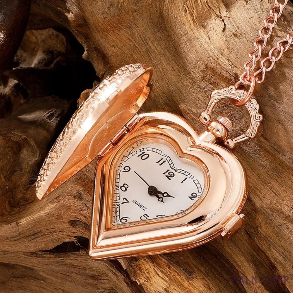 Dámske vreckové hodinky Heart