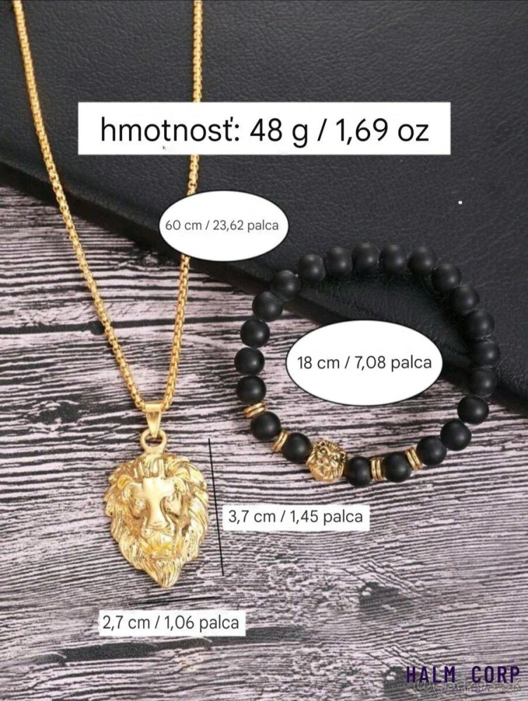 Pánsky SET Soki s levom, čierny