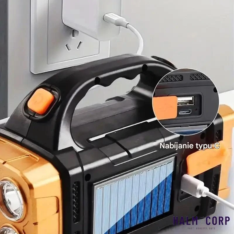 Solárna LED Baterka, červená