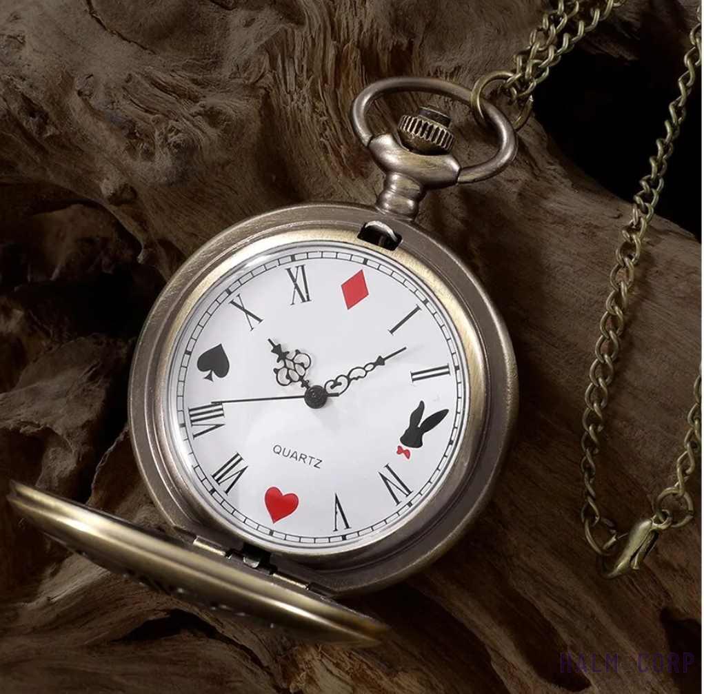 Vreckové elegantné hodinky Cards