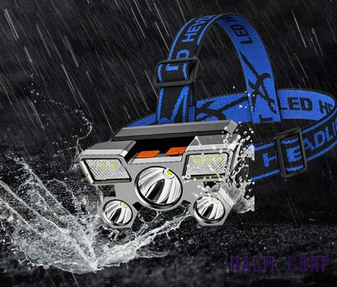  LED Čelovka, 4 režimy