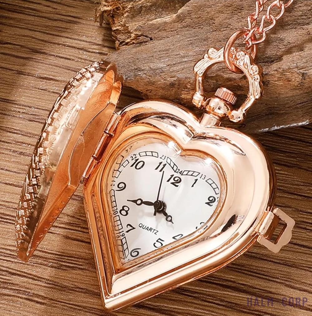 Dámske vreckové hodinky Heart