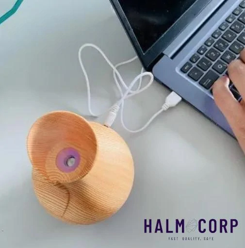 Prenosný zvlhčovač vzduchu, svetlohnedý