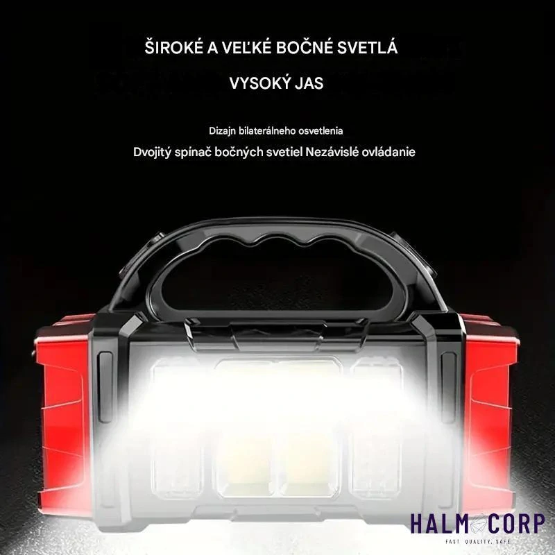 Solárna LED Baterka, červená