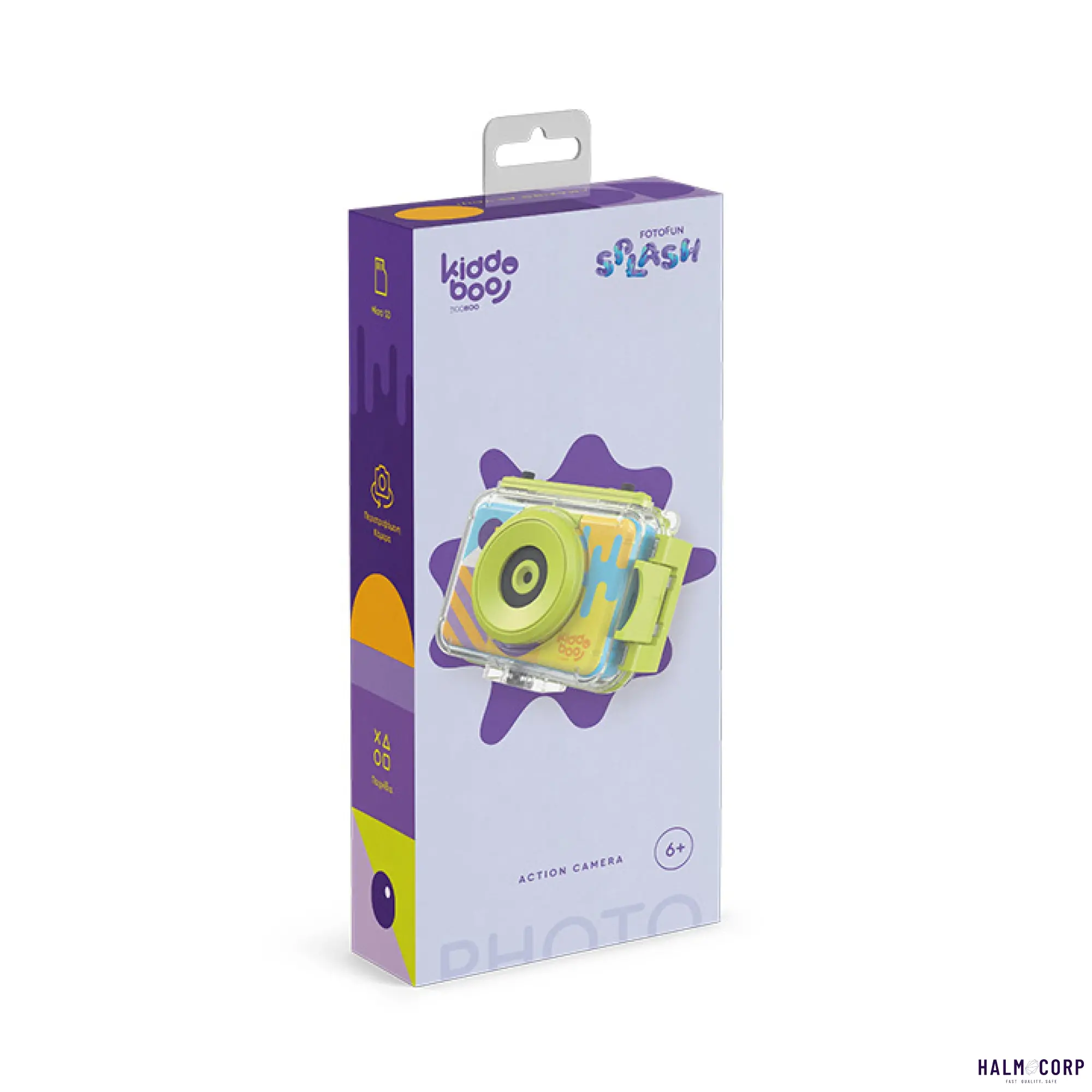 Detská akčná kamera Splash Yellow