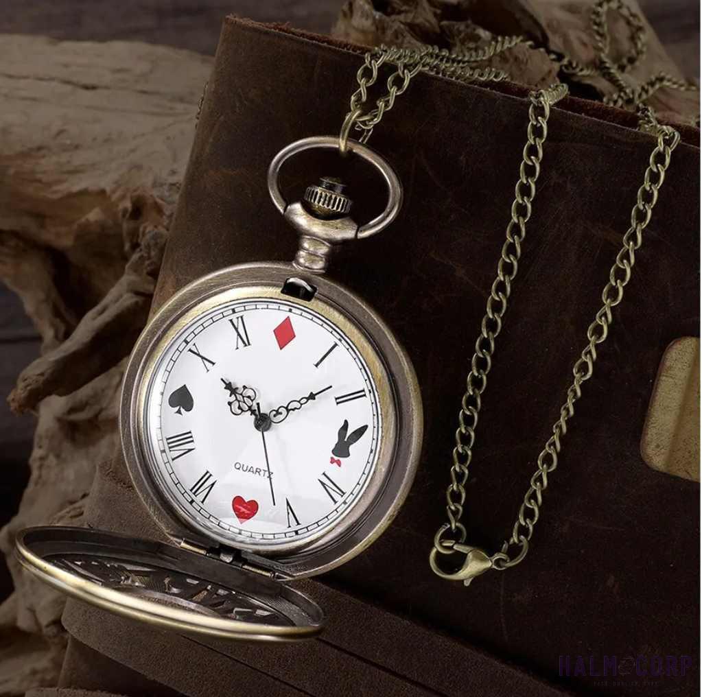 Vreckové elegantné hodinky Cards