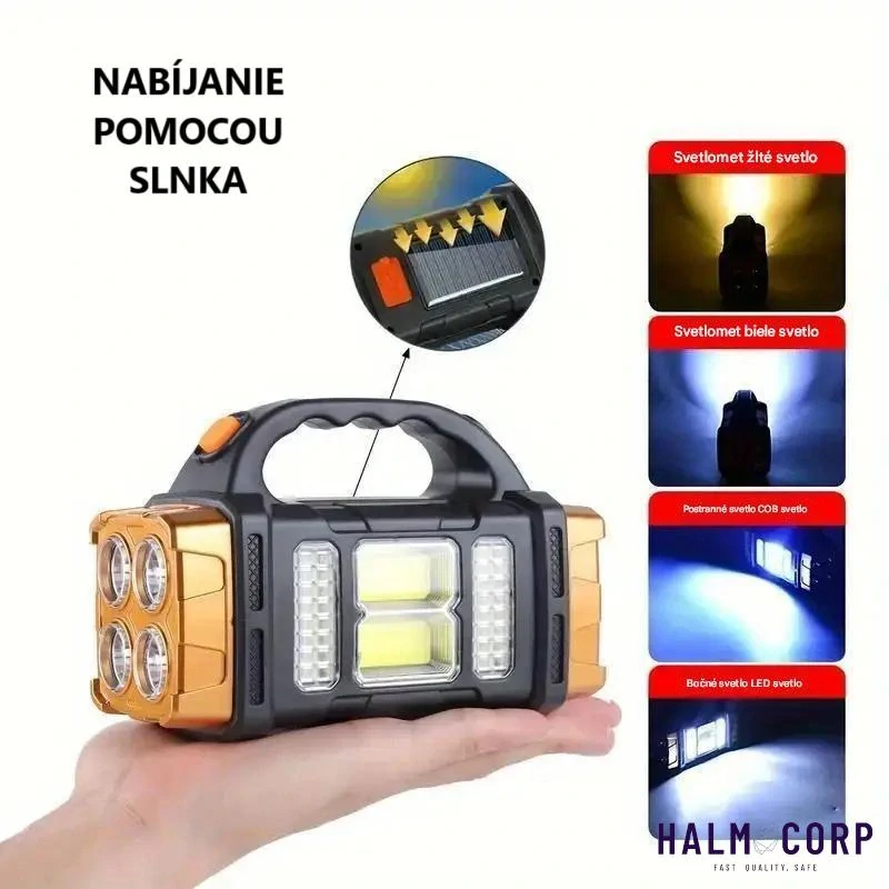 Solárna LED Baterka, červená