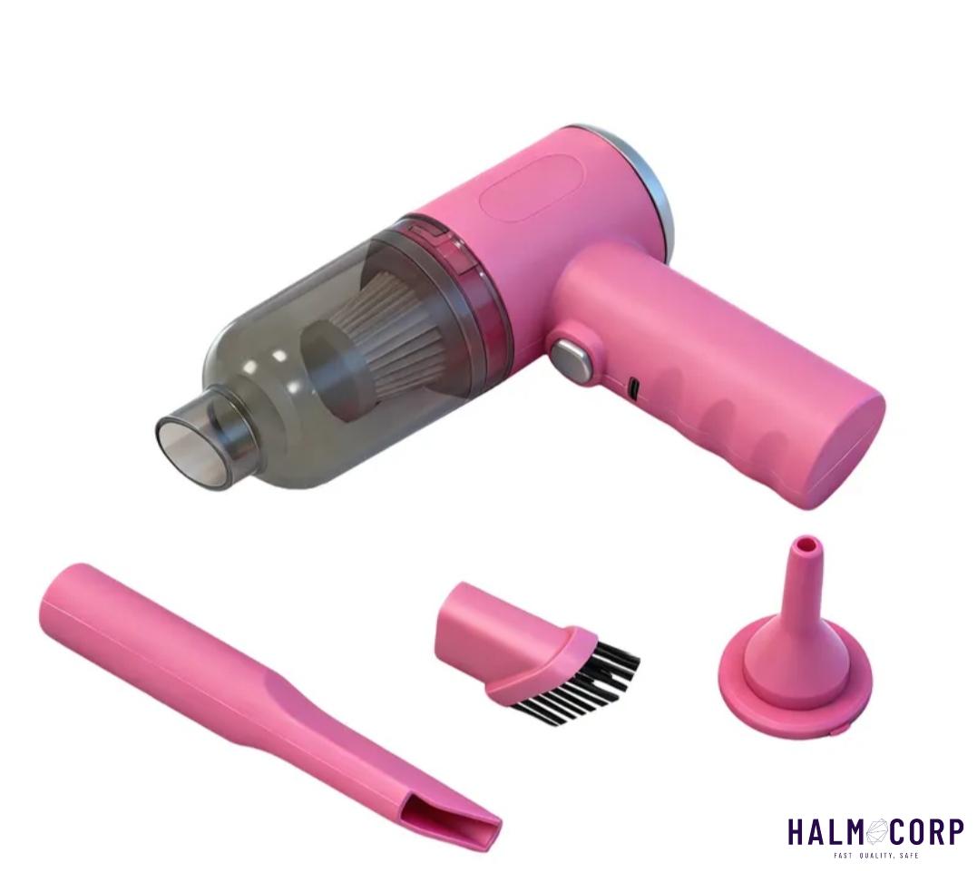 Prenosný vysávač  3 v 1, ružový 