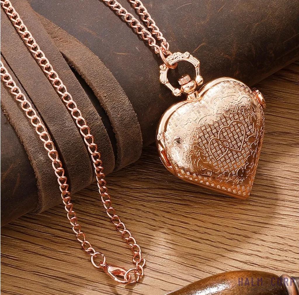 Dámske vreckové hodinky Heart