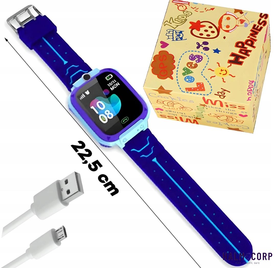 Detské Smart hodinky modré, volanie, GPS, SIM karta